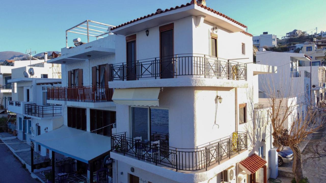 The Island House - Family Size Apt - Overlooking The Aegean - 3 Steps From The Beach Mochlos Buitenkant foto